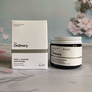 The Ordinary 100% L-Ascorbic Acid Powder Vitamin C Treatment, 20g,Full Size,NIB